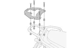 GIVI Topcase Träger SR8203 Moto Guzzi