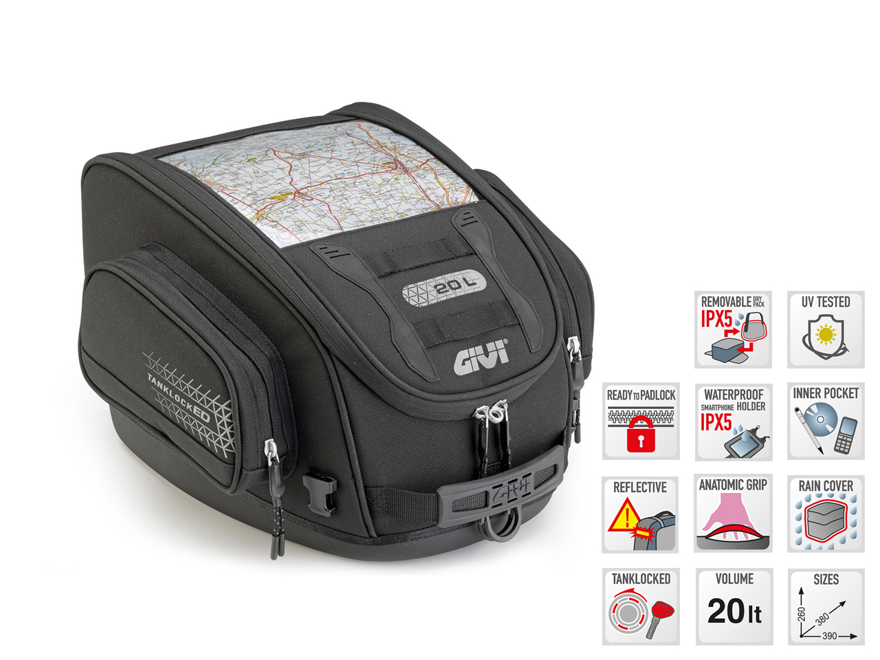 GIVI Sacoche R servoir TanklockED UT809 Parts World Shop