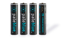 Pale Blue Earth Battery AAA USB-C 4Stk.