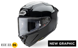 Shoei X-Spirit Pro Plain schwarz