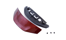 Shoei Lüftung hinten Red Wine Neotec 2