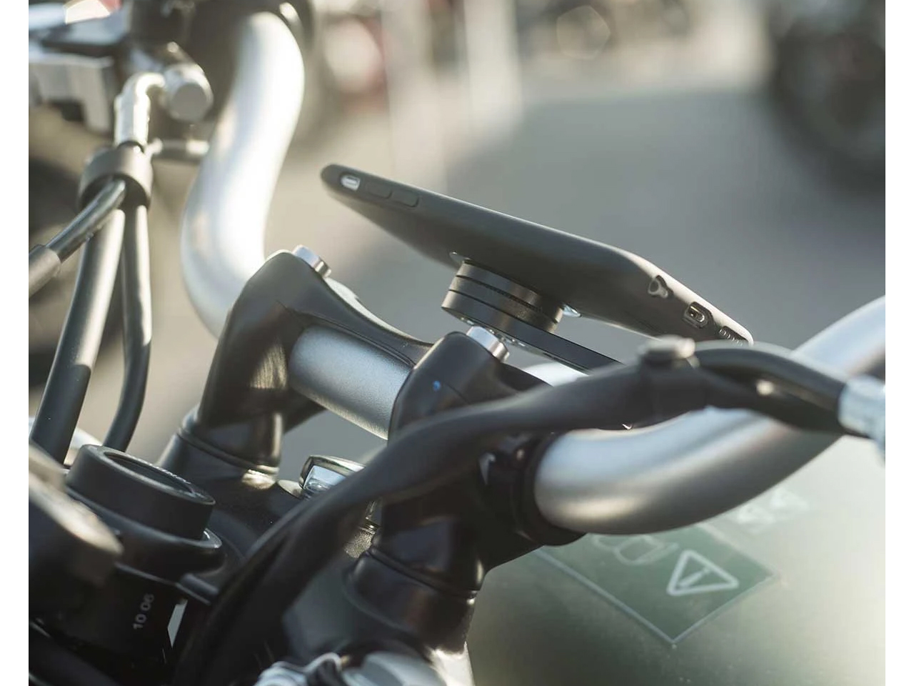 SP CONNECT Bar Clamp Mount Pro Noir - Accessoires de fixation universels  pour la moto