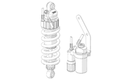 Öhlins Stossdämpfer STX 46, S46HR1C1S