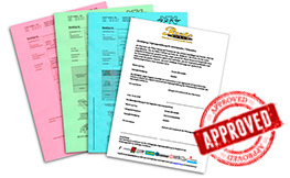 Parts World Homologation Certificates / Approval Sheets