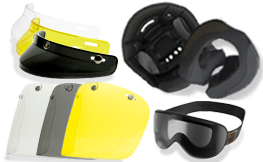 Peaks, Visors, Spare Parts, Replacement Paddings & Goggles