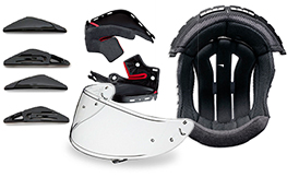 Visors, Replacement Paddings & Spare Parts