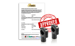 Approvals for Handlebar Risers